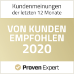 Logo Meyheadhunter Von Kunden Empfohlen 2020 von Proven Expert